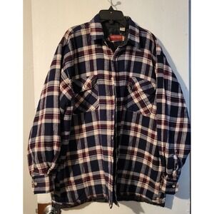 Allen Wickfield Chicago Outfitters Lined Flannel Shirt Jacket Men's Size L